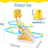 Electric Duck Stair-Climbing Toy with Lights and Music