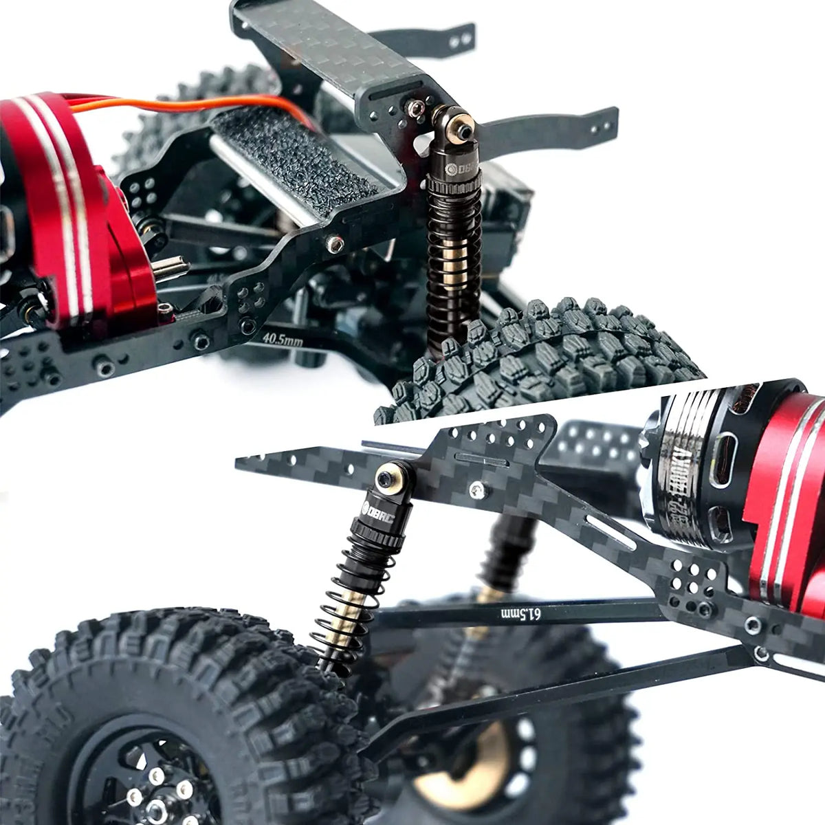 Aluminum Shock Absorbers for Axial SCX24 RC Crawlers