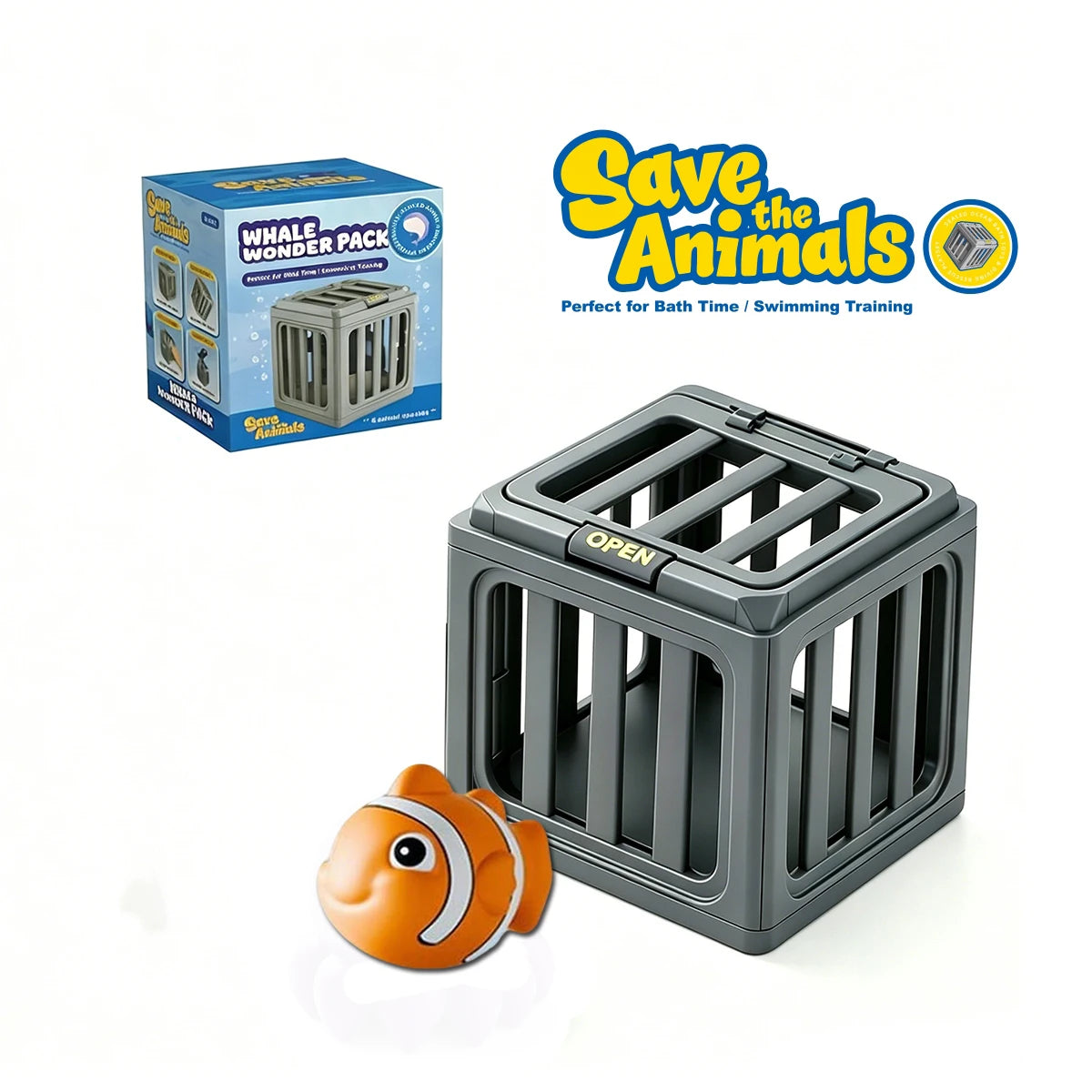 Floating Fish Pool Toy Set for Swimming Fun