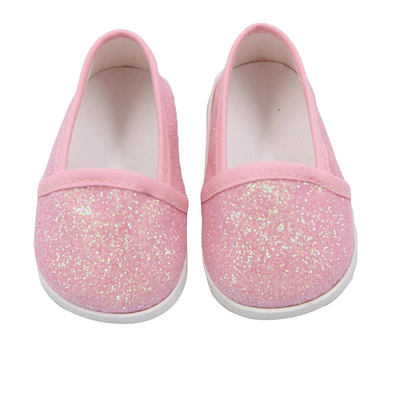 Handmade Doll Shoes for 18-Inch and 43cm Dolls