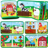 Montessori Quiet Book for Toddlers – Sensory Activity Book for Daily Life Skills