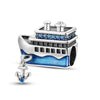 Sterling Silver Travel Charm Bead for Bracelets and Necklaces