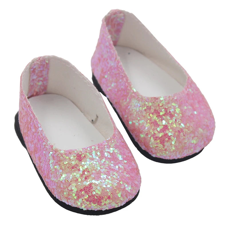 Handmade Doll Shoes for 18-Inch and 43cm Dolls