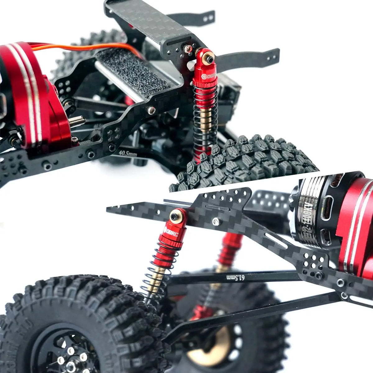 Aluminum Shock Absorbers for Axial SCX24 RC Crawlers
