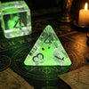 Glow-in-the-Dark Duck Polyhedral Dice Set – 7 Piece RPG Dice for Tabletop Games