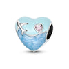 Sterling Silver Travel Charm Bead for Bracelets and Necklaces