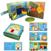 Montessori Busy Book for Toddlers – Quiet Activity Book with Life Skills & Pretend Play