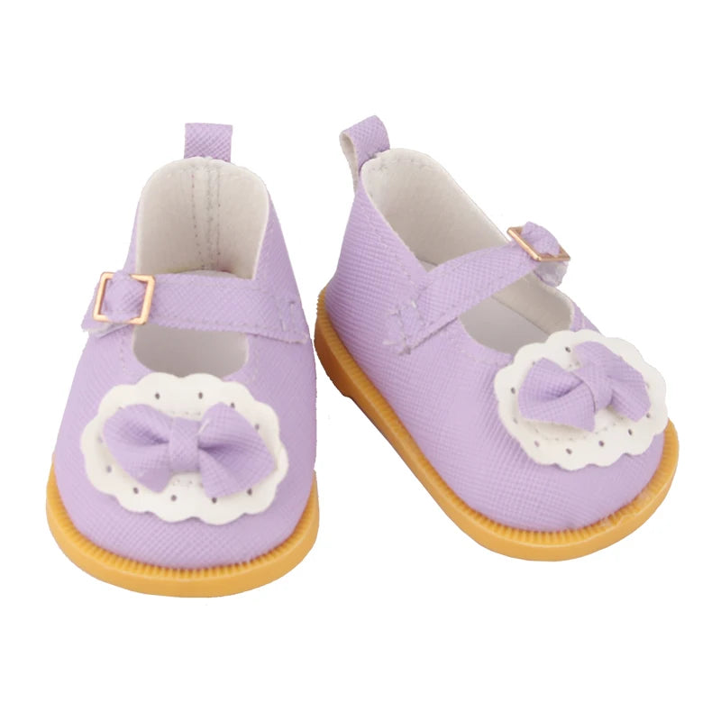 Handmade Doll Shoes for 18-Inch and 43cm Dolls