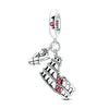 Sterling Silver Travel Charm Bead for Bracelets and Necklaces