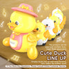 Musical Duck Toy Set with Lights and Sounds for Crawling Babies