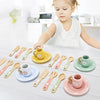 Wooden Cookie Baking Play Food Set for Toddlers