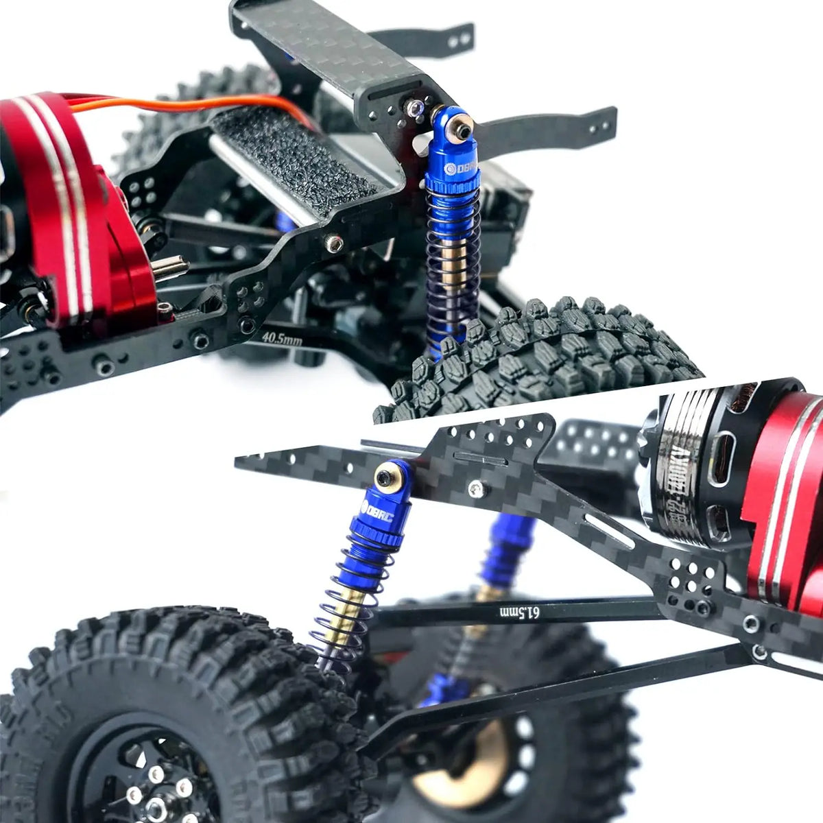 Aluminum Shock Absorbers for Axial SCX24 RC Crawlers