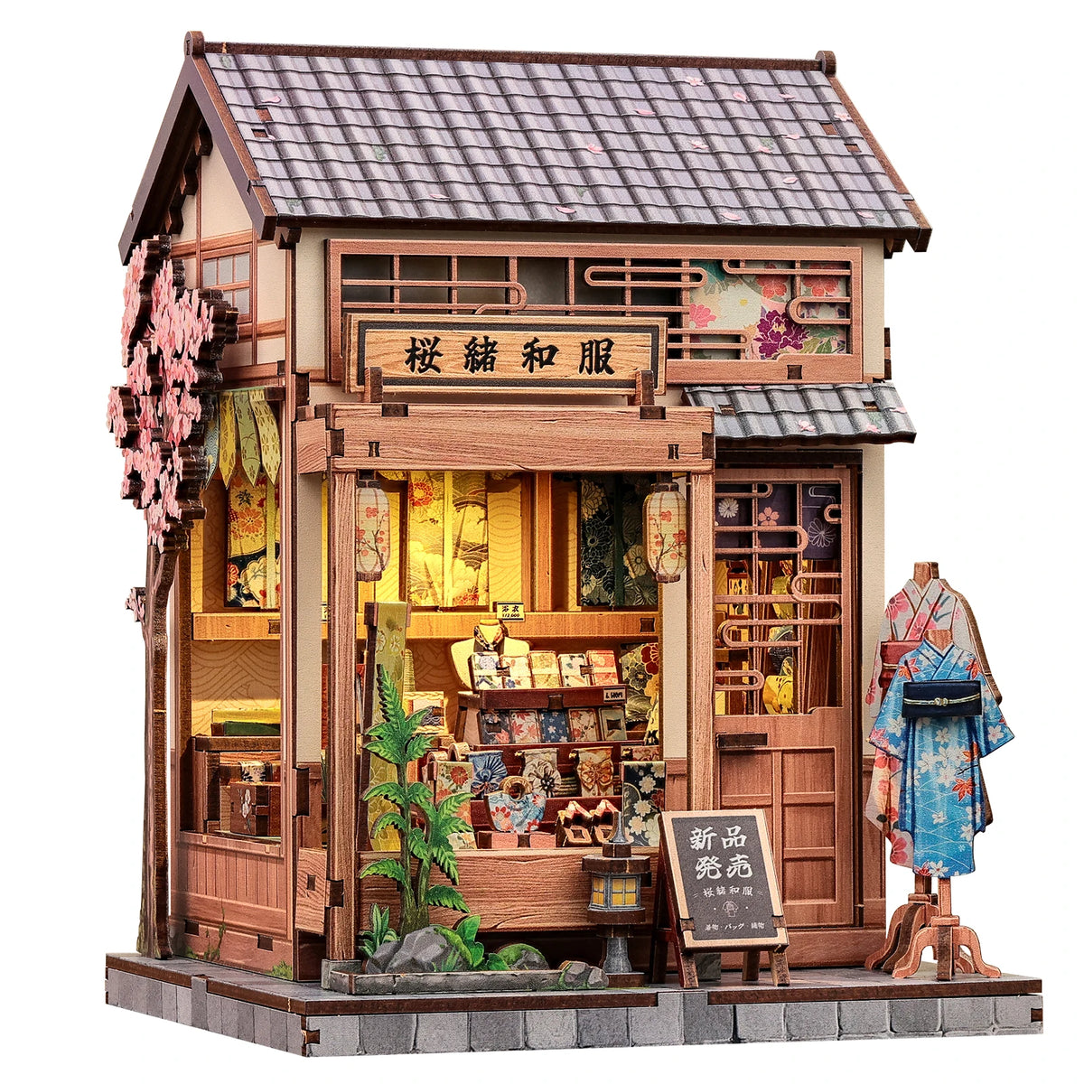 Japanese Mini Store Book Nook DIY Kit