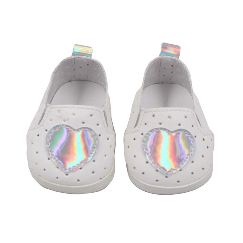 Handmade Doll Shoes for 18-Inch and 43cm Dolls