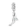 Sterling silver charm pendant set featuring starfish, sea turtle, and whale shark designs