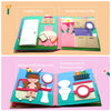 Montessori Quiet Book for Toddlers – Sensory Activity Book for Daily Life Skills