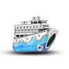 Sterling Silver Travel Charm Bead for Bracelets and Necklaces