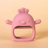 Chick-Shaped Silicone Teether Gloves for Babies