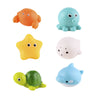 Turtle Water Play Bath Toy Set with Net and Squeeze Animals