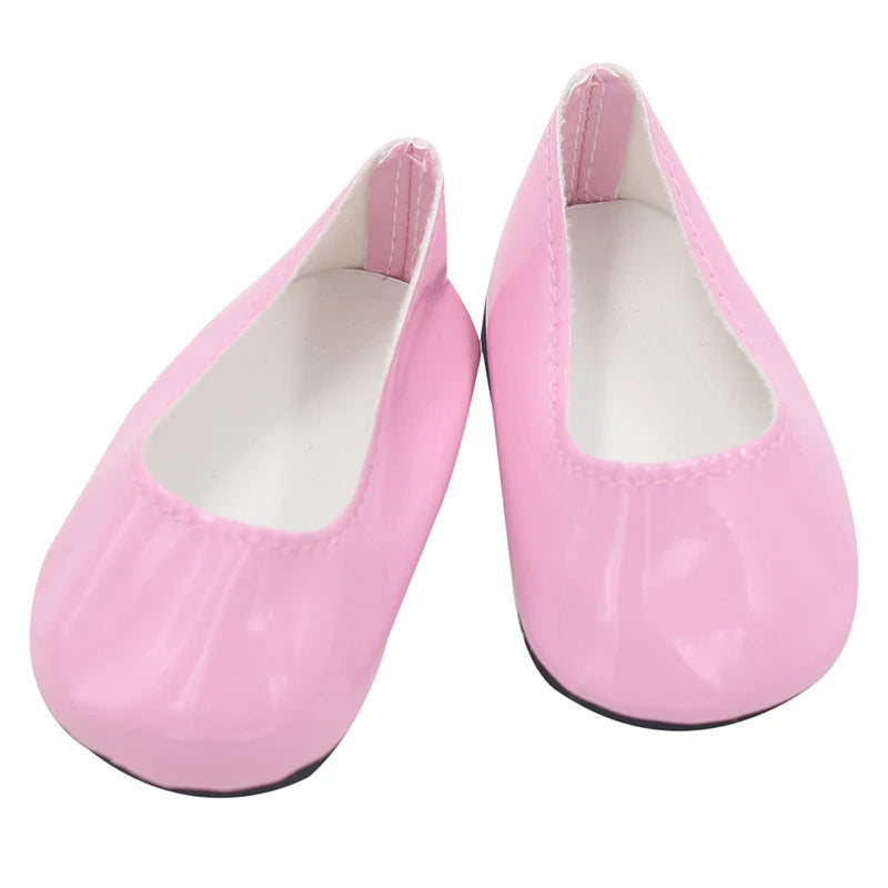 Handmade Doll Shoes for 18-Inch and 43cm Dolls