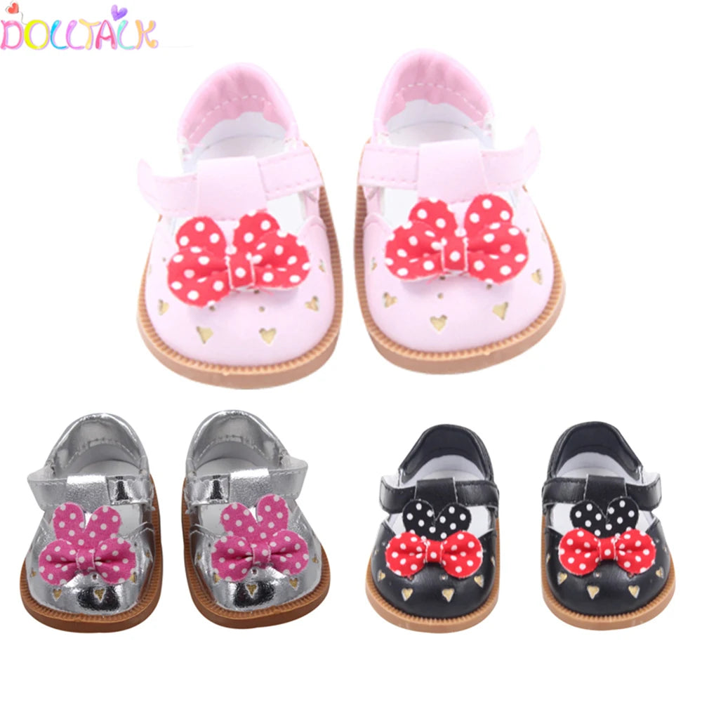 Handmade Doll Shoes for 18-Inch and 43cm Dolls