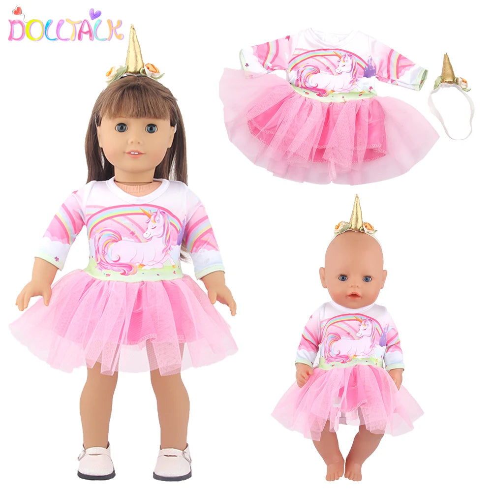 Handmade Doll Shoes for 18-Inch and 43cm Dolls