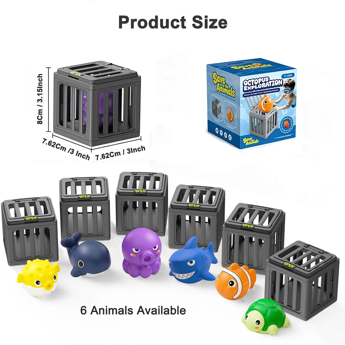 Floating Fish Pool Toy Set for Swimming Fun