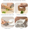 Wooden Kids Safe Knife Set with Baking Tools for Little Chefs
