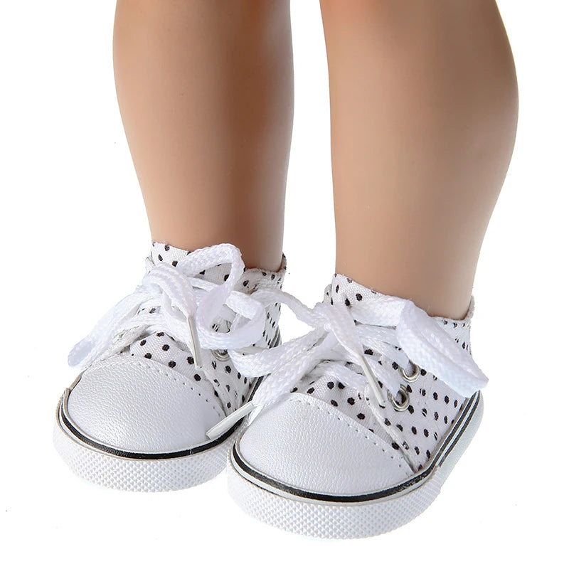 Handmade Doll Shoes for 18-Inch and 43cm Dolls