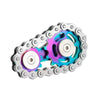 Stainless Steel Gear Chain Fidget Spinner for Stress Relief