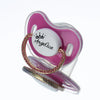 Personalized Baby Pacifier with Glittering Rhinestone Name