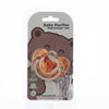 A package of a Baby Pacifier set with six interchangeable silicone teats for infants.