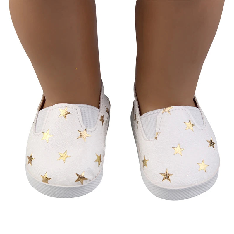 Handmade Doll Shoes for 18-Inch and 43cm Dolls