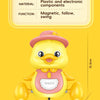 Musical Duck Toy Set with Lights and Sounds for Crawling Babies