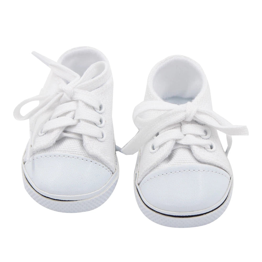 Handmade Doll Shoes for 18-Inch and 43cm Dolls