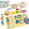 Wooden Kids Safe Knife Set with Baking Tools for Little Chefs