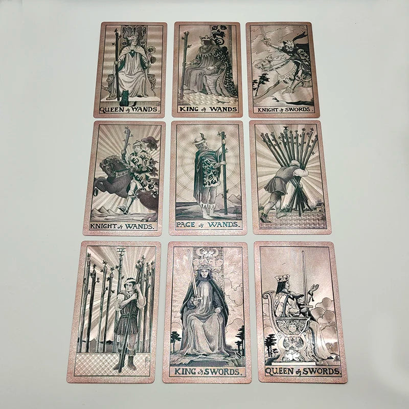 Gold Foil Rider Waite Tarot Deck