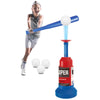 Kids Baseball T-Ball Pitching Machine Set with Bat and Balls