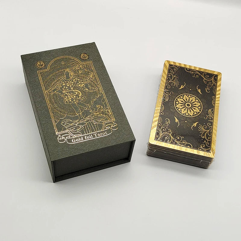 Gold Foil Rider Waite Tarot Deck