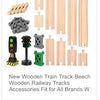 Wooden Train Track Expansion Set – Compatible with All Major Brands