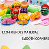 Pretend Play Food Cutting Set for Kids – Educational Fruit & Vegetable Toy