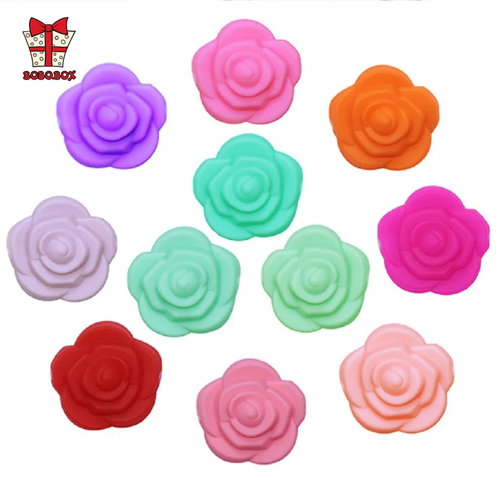 Silicone Teether Beads for DIY Baby Necklaces