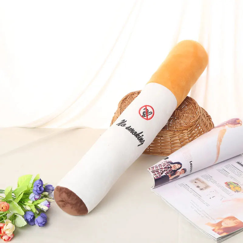Funny Cigarette-Shaped Plush Pillow