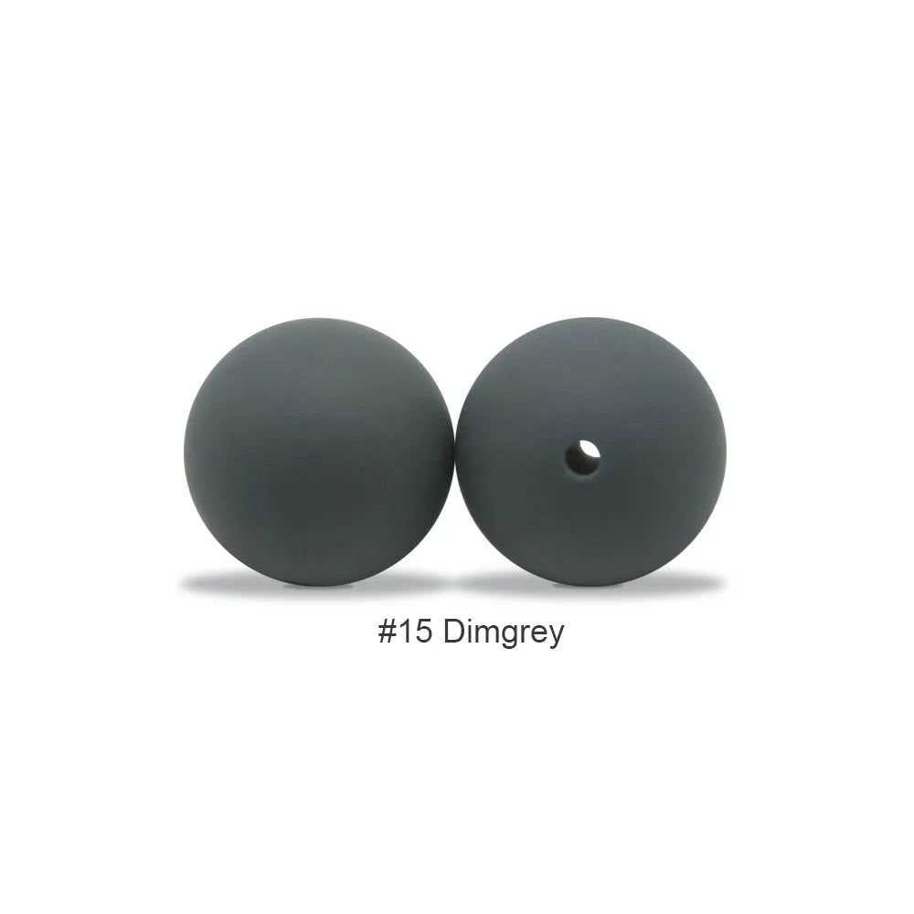 Food-Grade Silicone Teether Beads for DIY Baby Accessories