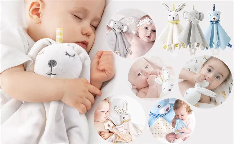 Cuddly Elephant Baby Comforter with Teether & Rattle