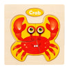 Wooden 3D Cartoon Animal Jigsaw Puzzle for Kids