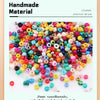 A colorful assortment of 2mm glass seed beads in various shades and sizes for DIY jewelry making.