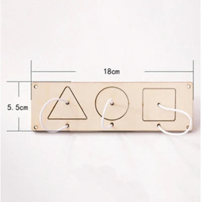 Montessori Wooden Busy Board Parts DIY Sensory Activity Set