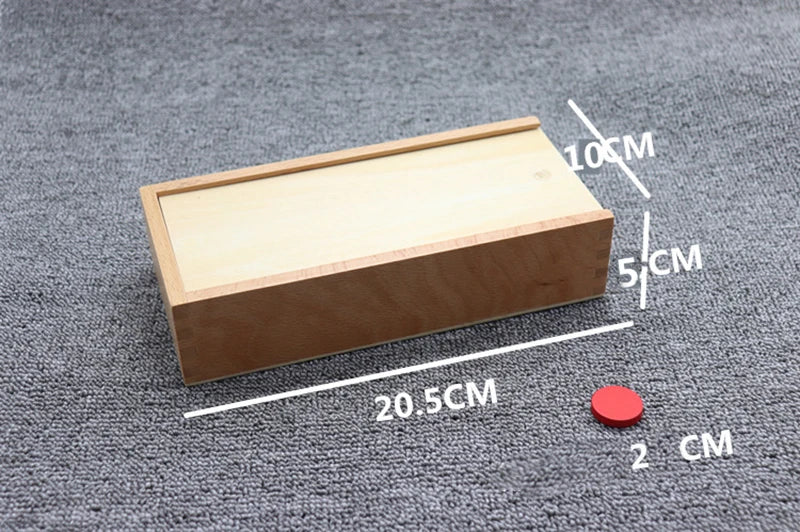 Wooden Number Counting Game with Montessori Cards