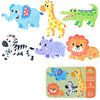 Montessori Wooden Animal Puzzle Set with Storage Box